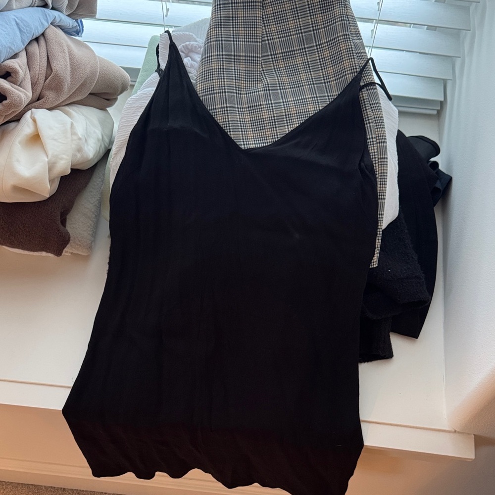 Wilfred Black Slip Dress (see sizing note xs-S)